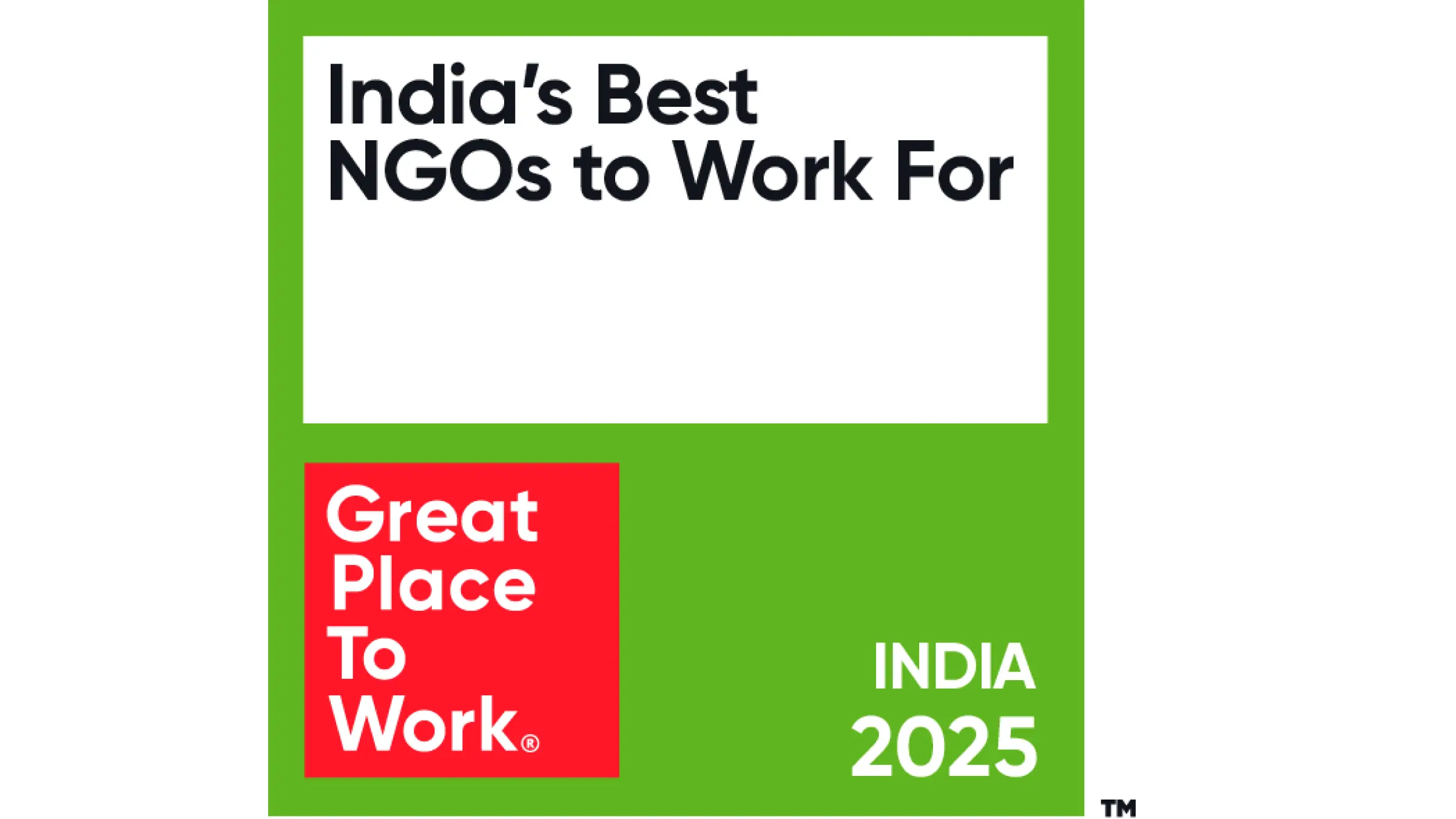 Top 20 NGOs Great Place to Work